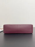 2026 Maxi Flapbag Large Flap Bag in Dark Burgundy Grained Calfskin |AS6233-B24008-U8393