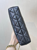 2026 Spring/Summer Collection Classic Small Tote Bag in Black Diamond-Quilted Lambskin |AS6248 B24030 94305