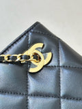 2026 Spring/Summer Collection Classic Small Tote Bag in Black Diamond-Quilted Lambskin |AS6248 B24030 94305