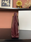 2026 Spring/Summer Collection Large Tote Bag in Deep Burgundy Fine Lambskin| AS6241 B24030 U7793
