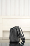 2026 Spring/Summer 2026 Collection Large Flap Bag in Black Grained Calfskin| AS6231-B24008-94305