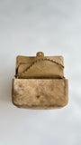2026 Souplissimo Dark Beige Suede Oversized Flap Bag |AS6281-B24009-U9390