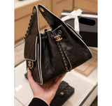 2026 Panda-Print Color-Block Small Bucket Bag| AS5293 B20304 94305