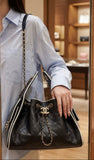 2026 Panda-Print Color-Block Small Bucket Bag| AS5293 B20304 94305