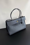 2026 Large Shopping Bag - Black Premium Grained Calfskin Tote| AS6289 B24248 94305