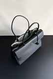 2026 Large Shopping Bag - Black Premium Grained Calfskin Tote| AS6289 B24248 94305