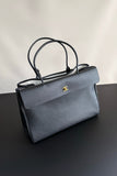 2026 Large Shopping Bag - Black Premium Grained Calfskin Tote| AS6289 B24248 94305