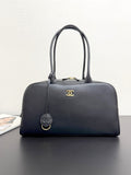 2026 Large Bowling Bag, Black Full-Grain Calfskin|AS6211 B23874 94305