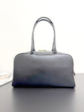 2026 Large Bowling Bag, Black Full-Grain Calfskin|AS6211 B23874 94305