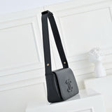 2026 Black Lambskin Messenger Bag |AS6222-B24367-94305