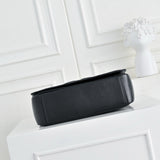 2026 Black Lambskin Messenger Bag |AS6222-B24367-94305