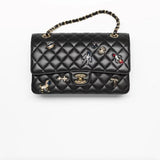 2026 Medium Black Quilted Lambskin 11.12 Flap Bag |A01112 B24048 94305