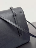 2026 Preppy Coco Small Flap Bag in Black Shiny Grained Calfskin| AS6130 B23483 94305