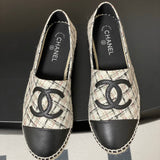 Women's Black & White Shiny Tweed Fisherman Boots G29762