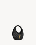 Icarino Black Quilted Nappa Leather Handbag 851689AAANG1000