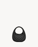Icarino Black Quilted Nappa Leather Handbag 851689AAANG1000