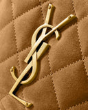 Icarino Brown Quilted Nappa Leather Handbag 8516891U8072916