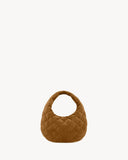 Icarino Brown Quilted Nappa Leather Handbag 8516891U8072916