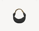 Amalia Black Mini Lambskin Hobo Bag 862558AACX71000