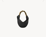 Amalia Black Mini Lambskin Hobo Bag 862558AACX71000