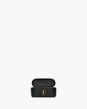 Gaby Black Quilted Lambskin Makeup Bag 7667311EL071000