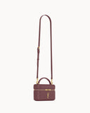Gaby Burgundy Lambskin Cosmetic Bag |766731 1EL07