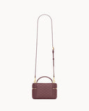 Gaby Burgundy Lambskin Cosmetic Bag |766731 1EL07
