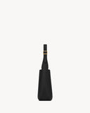 2026 Large Le 5 À 7 Supple Black Soft Leather Hobo Bag 713938AAAUQ1000