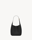 Small Le 5 À 7 Supple Black Soft Leather Hobo Bag| 713938AAAUQ1000
