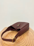Le 5 à 7 Supple Rouge Legion/Burgundy Small Leather Shoulder Bag| 713938 AAAUQ 6475