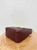 Le 5 à 7 Supple Rouge Legion/Burgundy Small Leather Shoulder Bag| 713938 AAAUQ 6475