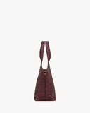 ICARE Burgundy Quilted Lambskin Extra-Large Tote Bag |858191AAANG6195