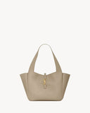Medium LE 5 À 7 BEA Beige Deer Leather or Cowhide Tote Bag| 763435 AADUU 1346