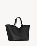 Y Tote Bag, Black Grained Calfskin |817602AAEB31000