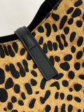 LE 5 À 7 Soft Small Leopard-Print Horsehair Shoulder Bag| 713938AAD0J2790