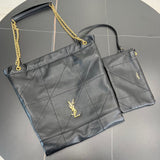 Jamie 4.3 Pochon Black Lambskin Drawstring Bucket Bag |781666 AAB32 1000