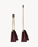 Niki Medium Burgundy Vintage Leather Shoulder Bag |633184 0EN07 6195