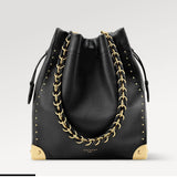 2026 Black Smooth Calfskin Noé Trunk Bucket Bag M29391