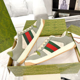 Unisex (Women's) Beige Canvas Sneakers 703648 UULG0 9680
