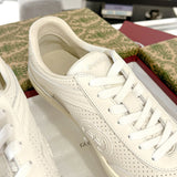 Women's G75 Series Sneakers in Off-White Leather 795430 AAEFI 9110
