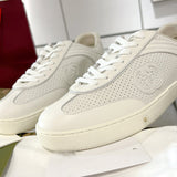 Women's G75 Series Sneakers in Off-White Leather 795430 AAEFI 9110