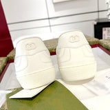 Men's G75 Series Sneakers in Off-White Leather 795430 AAEFI 9110