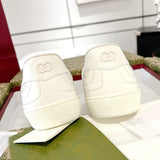 Women's G75 Series Sneakers in Off-White Leather 795430 AAEFI 9110