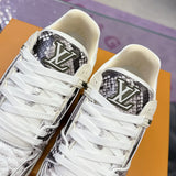 Women's Trainer Series Python-Print Sneakers |1ADF5C