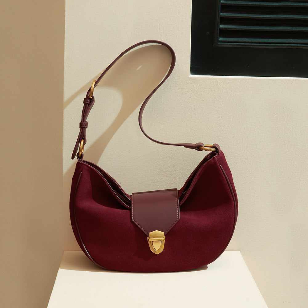 Top-grain Leather Dumpling Bag For Women With A Premium Feel