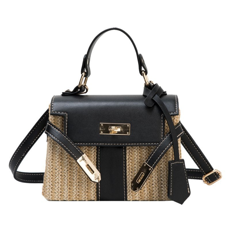Summer New Single Piece Straw Woven Hand Bag For Women