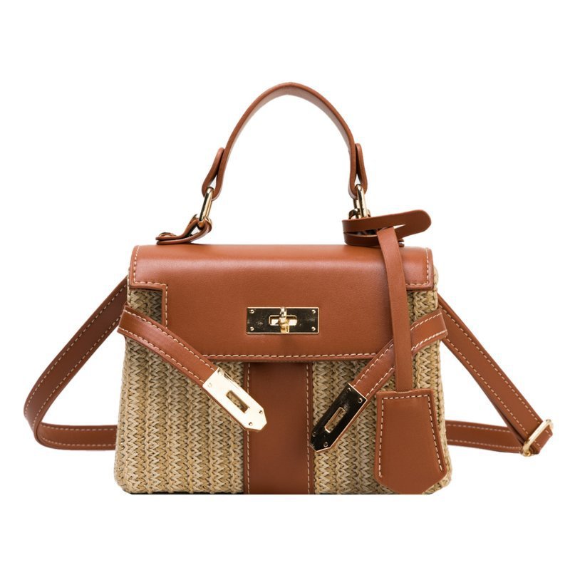Summer New Single Piece Straw Woven Hand Bag For Women